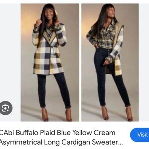 Cabi Buffalo Plaid Sweater